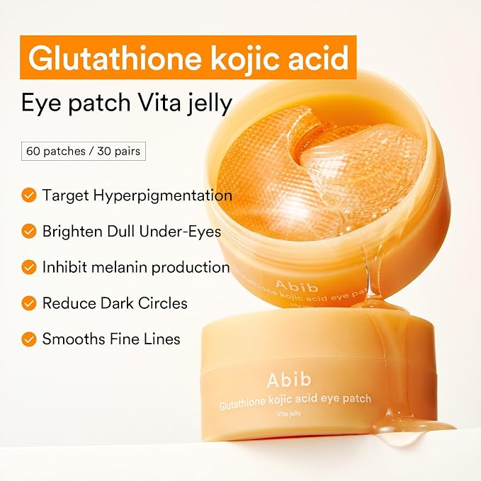ABIB Glutathione Kojic Acid Eye Patch Vita Jelly (60pz/30pares)