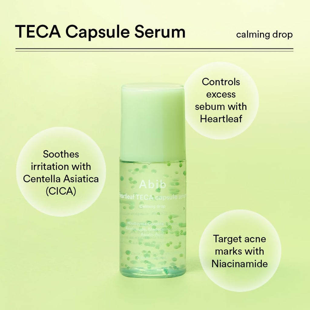 ABIB Heartleaf Calming Trial Kit (Foam 30ml+Toner 30ml+Serum 15ml+Crema 20ml)