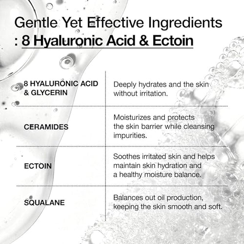 ANUA 8 Hyaluronic Acid Moisturizing Gentle Gel Cleanser 150ml