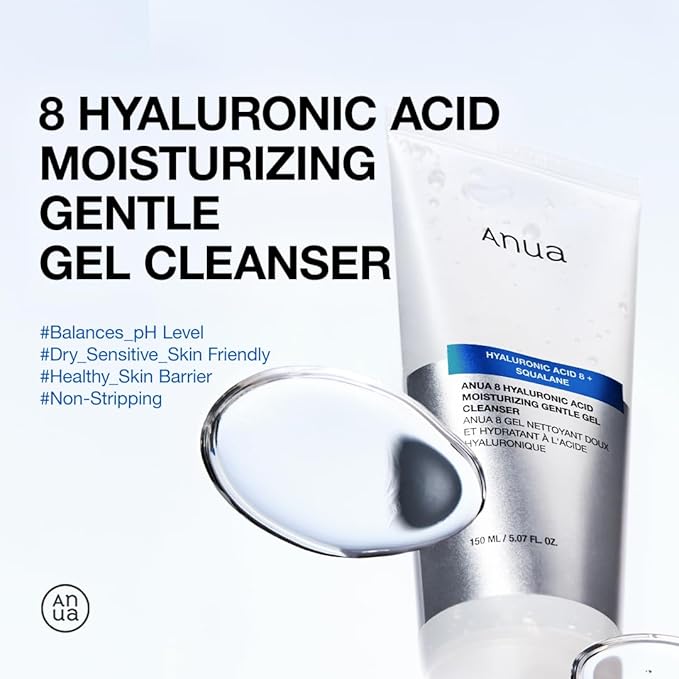 ANUA 8 Hyaluronic Acid Moisturizing Gentle Gel Cleanser 150ml