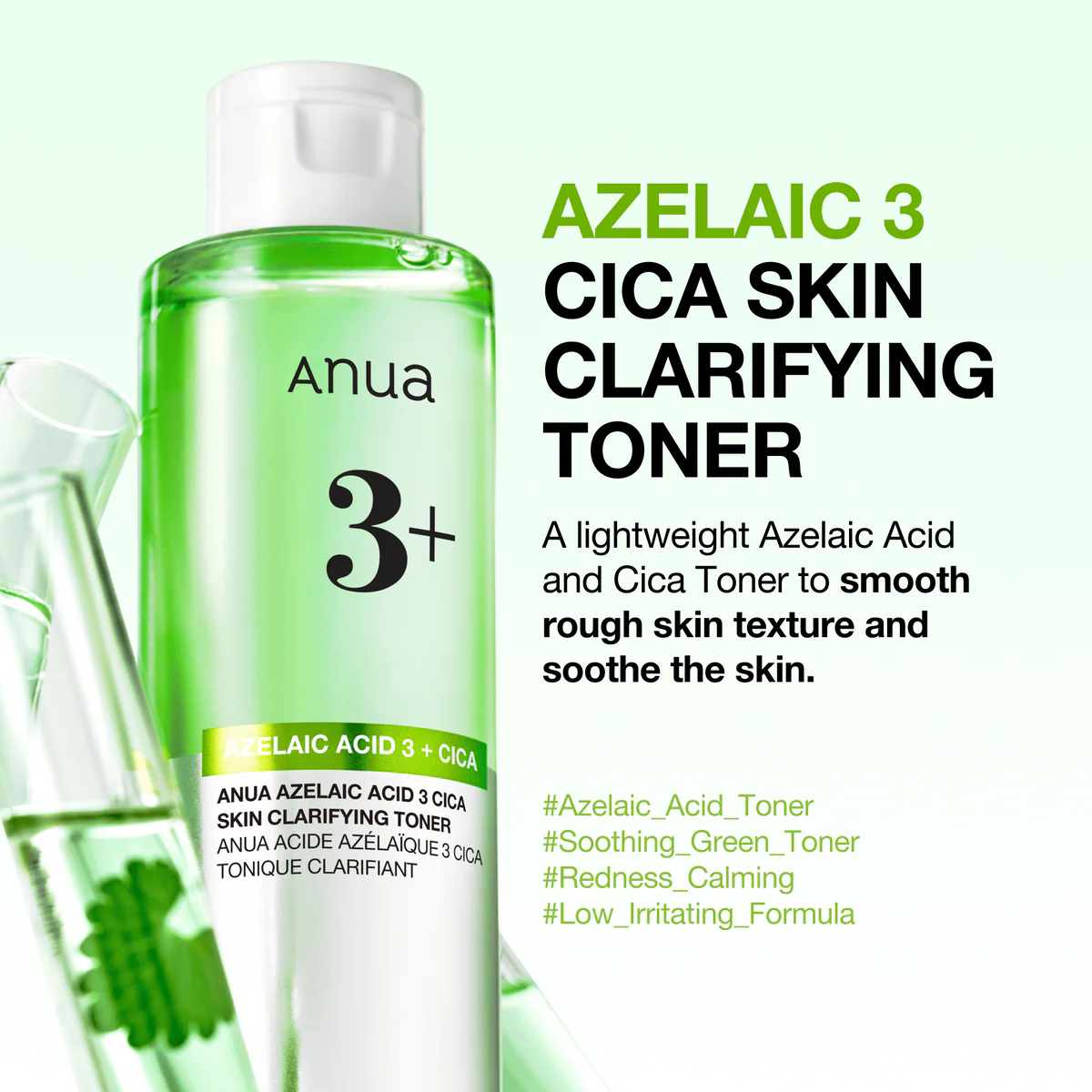 ANUA Azelaic 3 Cica Skin Clarifying Toner 250ml