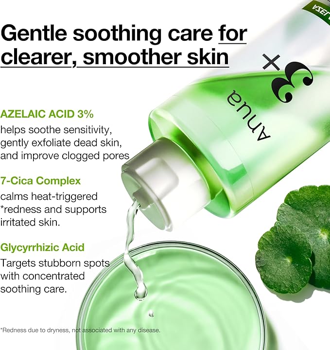ANUA Azelaic Acid 3 CICA Skin Clarifying Toner 250ml