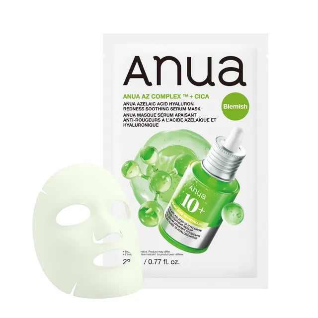 ANUA Azelaic Acid Hyaluron Redness Soothing Serum Mask 23ml