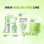 ANUA Azelaic Acid Hyaluron Redness Soothing Serum Mask 23ml
