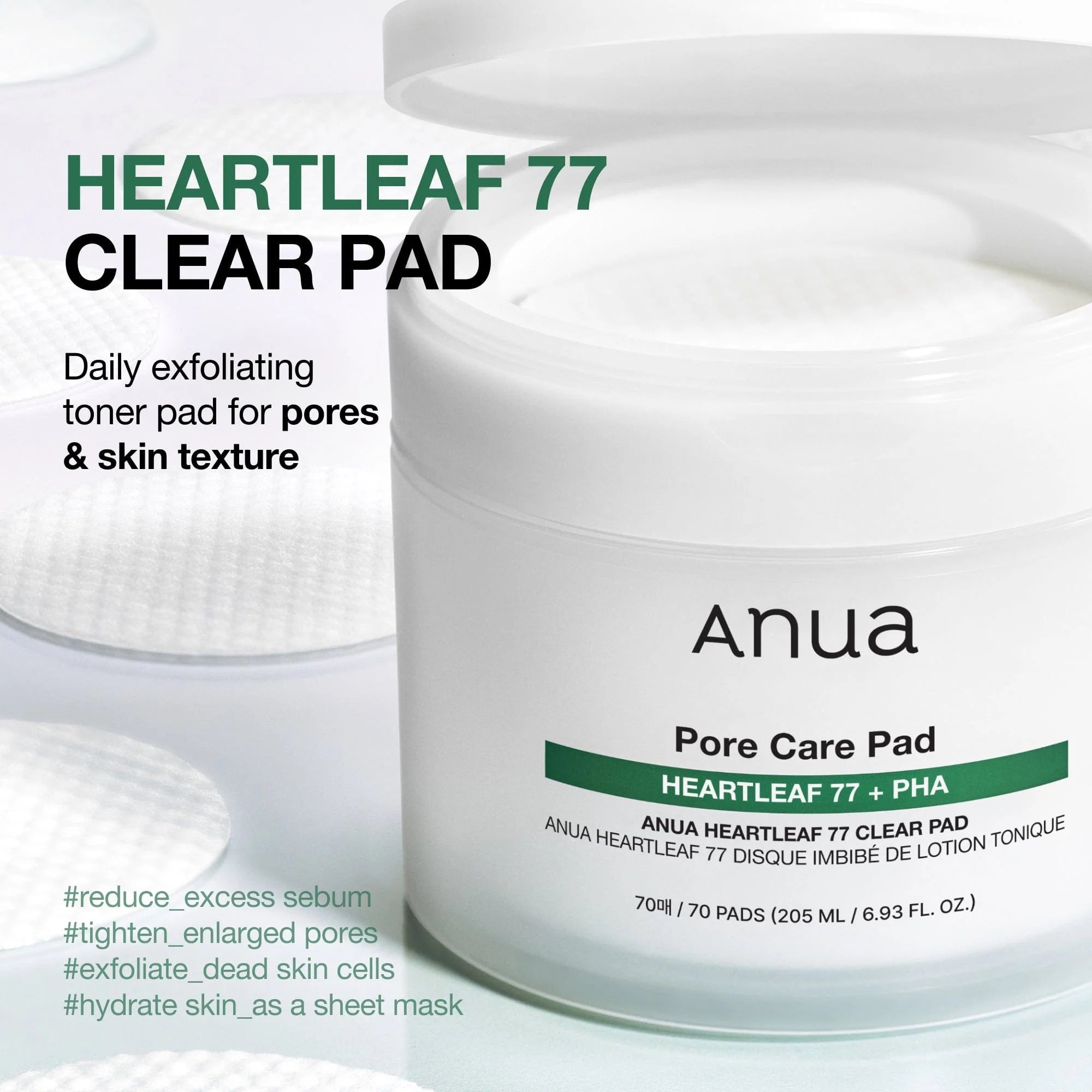 ANUA Heartleaf 77 Clear Pad 70 pads