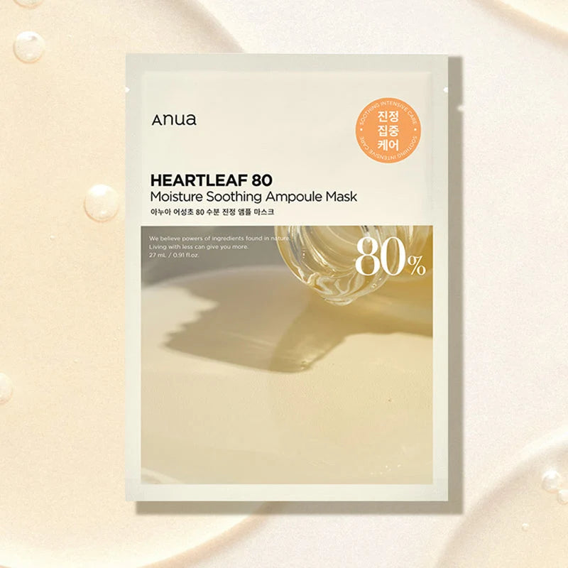 ANUA Heartleaf 80 Moisture Soothing Ampoule Mask 27ml