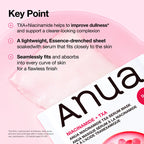 ANUA Niacinamide TXA Serum Mask 28ml