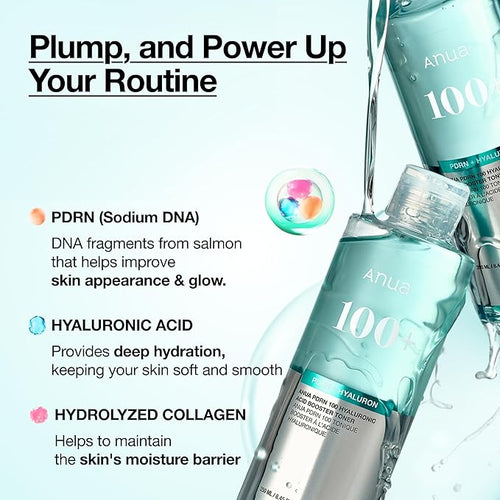 ANUA PDRN 100 Hyaluronic Acid Booster Toner 250ml