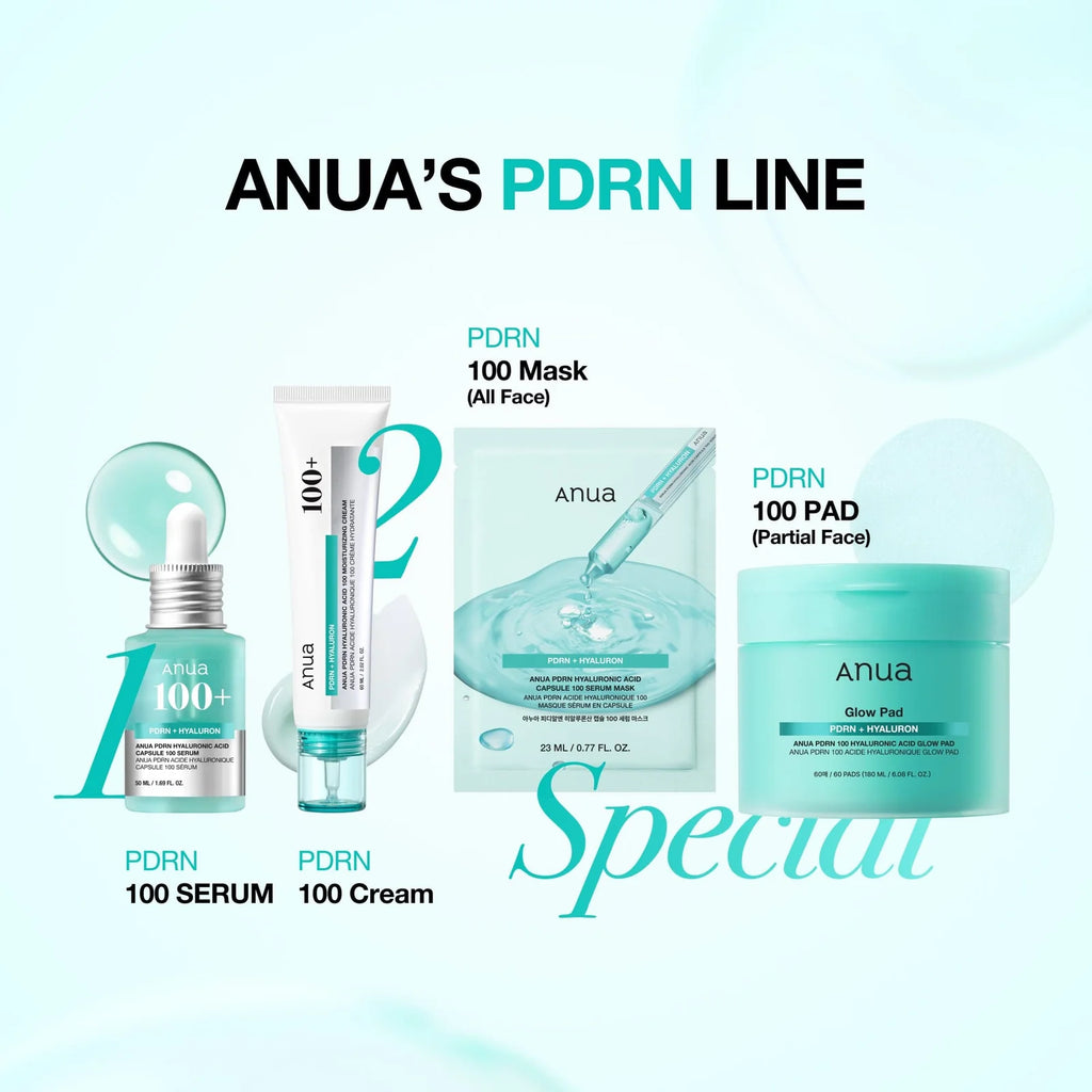 ANUA PDRN Hyaluronic Acid Capsule 100 Serum Mask 23ml