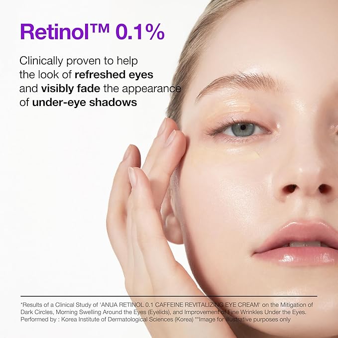 ANUA Retinol 0.1 Caffeine Revitalizing Eye Cream 30g