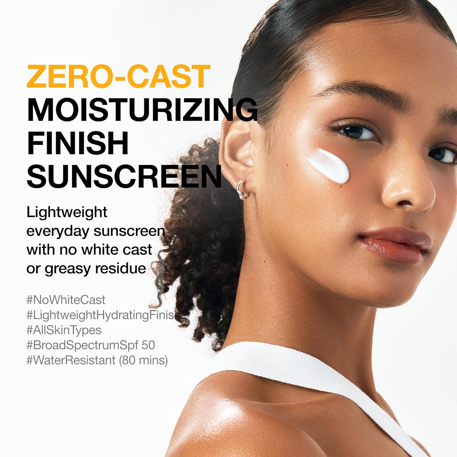ANUA Zero-Cast Moisturizing Finish Sunscreen SPF 50+ PA++++ 50ml
