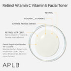 APLB Retinol Vitamin C Vitamin E Facial Toner 160ml