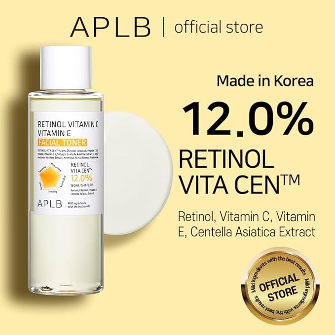 APLB Retinol Vitamin C Vitamin E Facial Toner 160ml