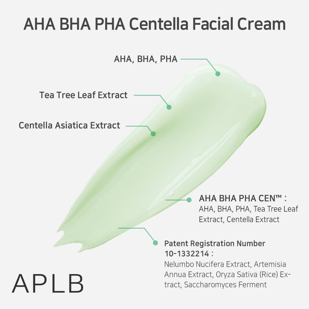 APLB AHA BHA PHA Centella Facial Cream 55ml