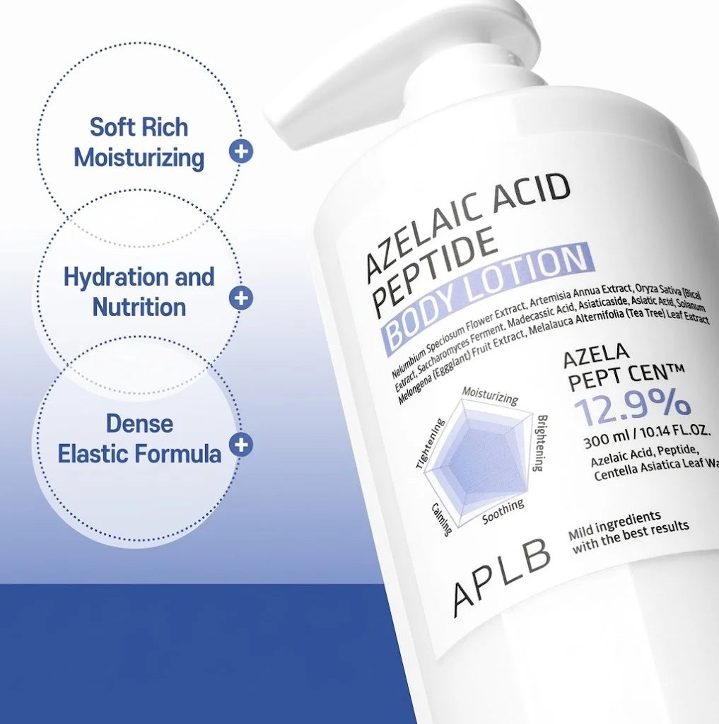 APLB Azelaic Acid Peptide Body Lotion 300ml
