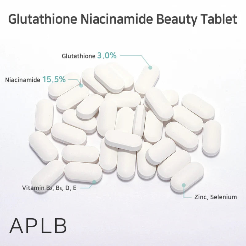 APLB Glutathione Niacinamide Beauty Tablet (30 Tabletas)