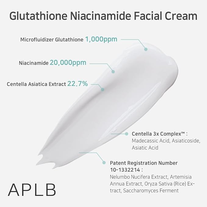 APLB Glutathione Niacinamide Facial Cream 55ml