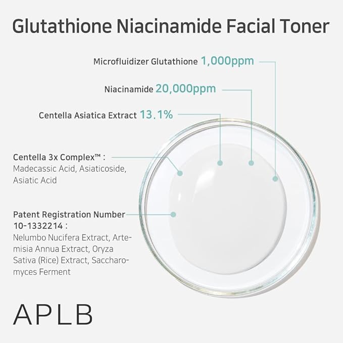 APLB Glutathione Niacinamide Facial Toner 160ml