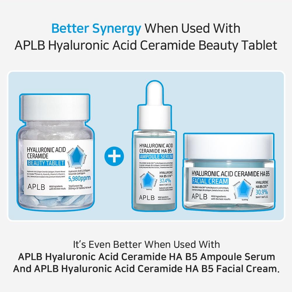 APLB Hyaluronic Acid Ceramide Beauty Tablet (30 Tabletas)