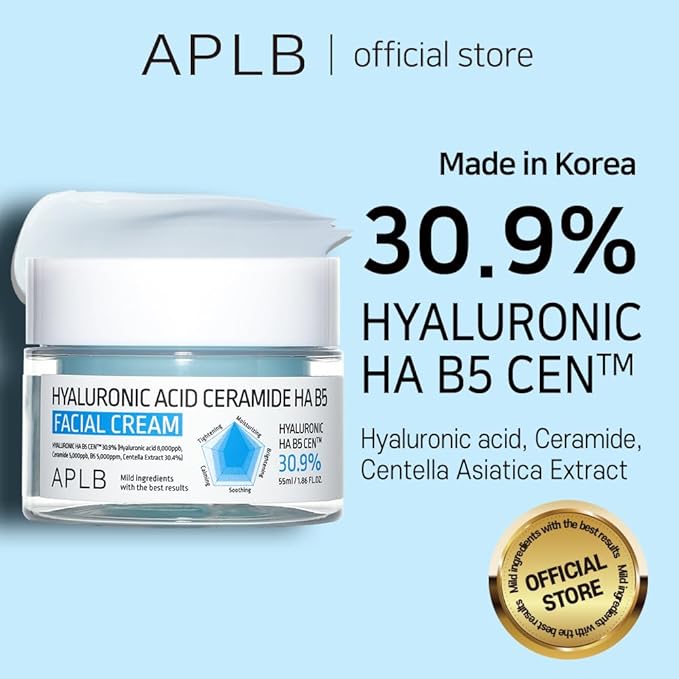 APLB Hyaluronic Acid Ceramide HA B5 Facial Cream 55ml