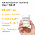 APLB Retinol Vitamin C Vitamin E Beauty Tablet (30 tabletas)
