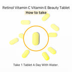 APLB Retinol Vitamin C Vitamin E Beauty Tablet (30 tabletas)