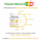 APLB Retinol Vitamin C Vitamin E Beauty Tablet (30 tabletas)