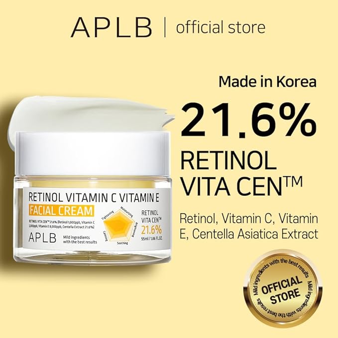 APLB Retinol Vitamin C Vitamin E Facial Cream 55ml