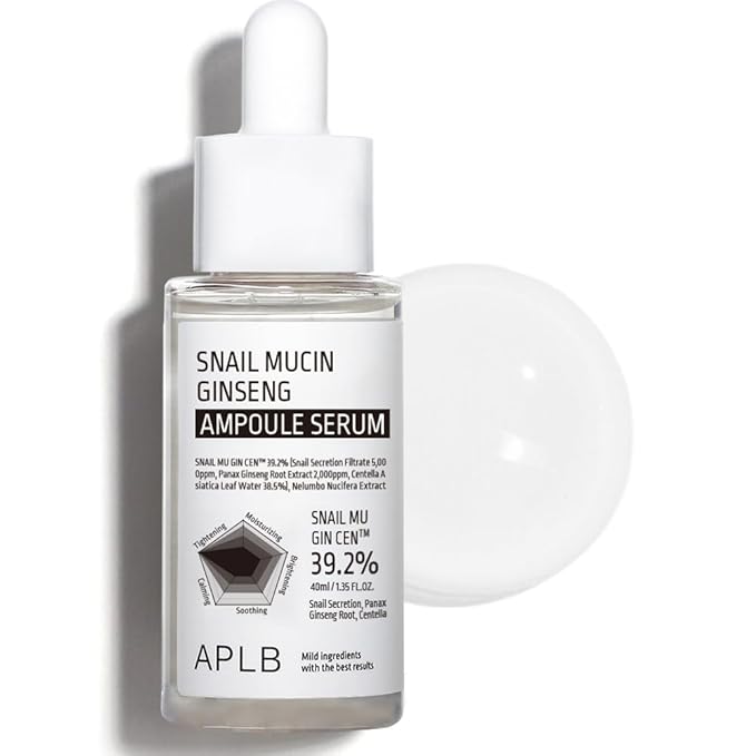 APLB Snail Mucin Ginseng Ampoule Serum 40ml