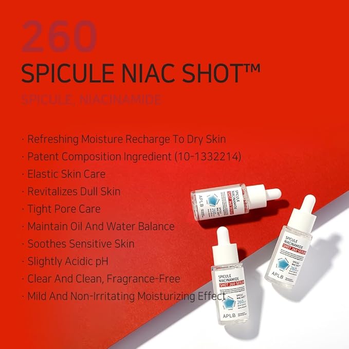 APLB Spicule Niacinamide Shot 260 Serum 40ml