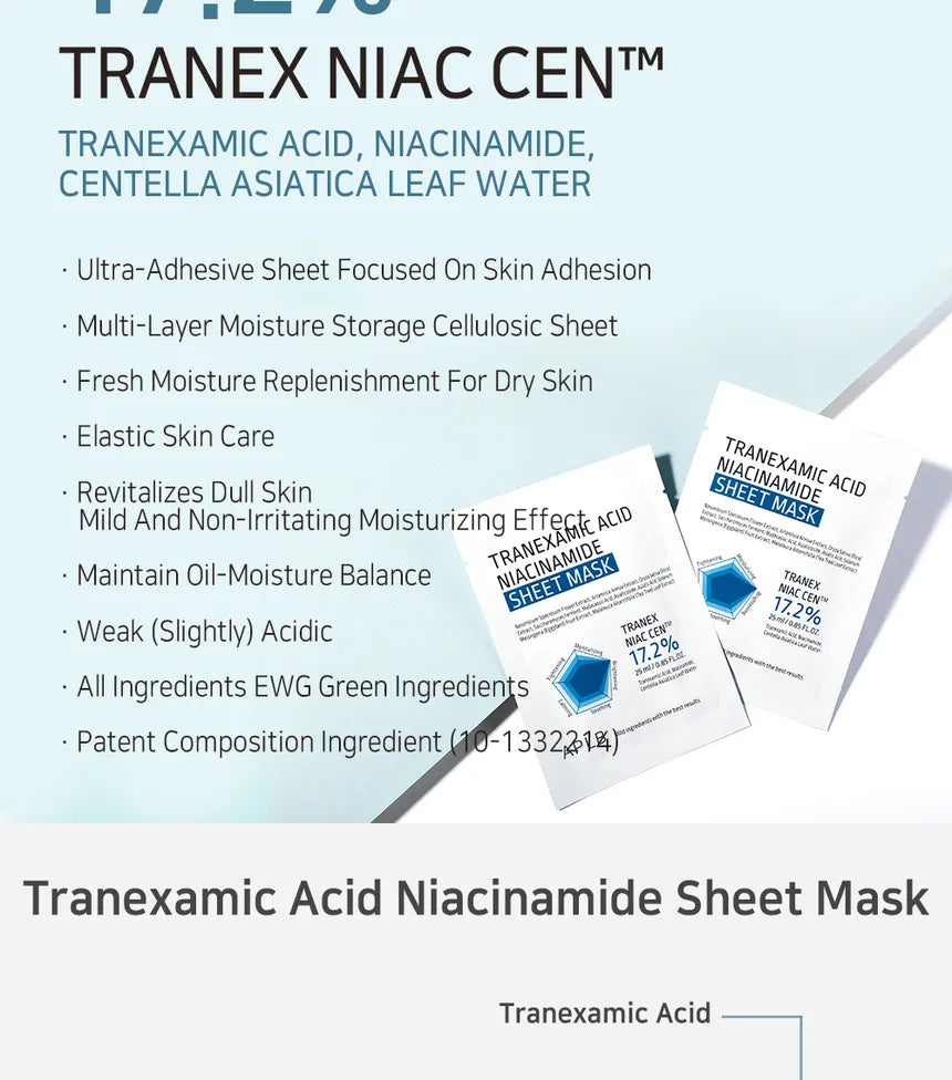 APLB Tranexamic Acid Niacinamide Sheet Mask 10pcs
