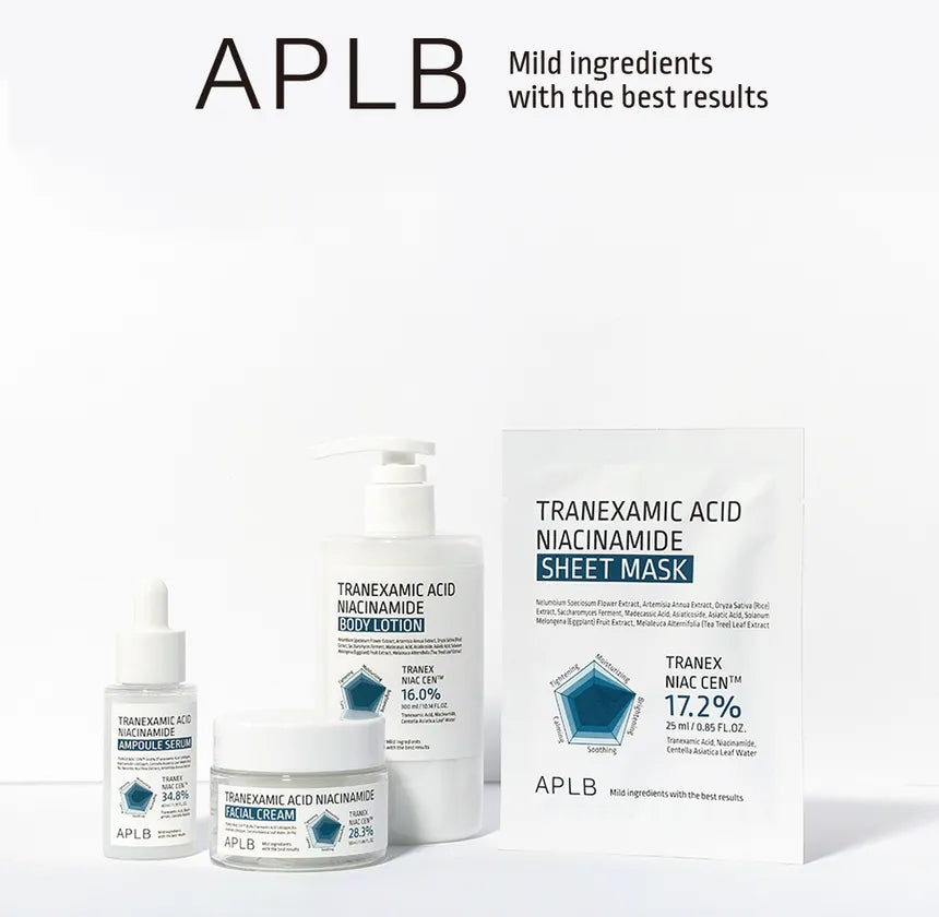 APLB Tranexamic Acid Niacinamide Sheet Mask 10pcs