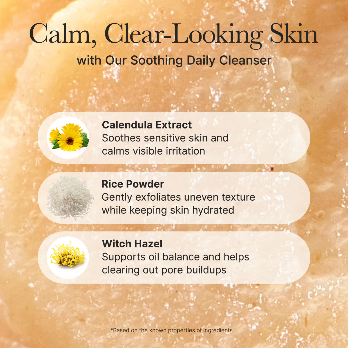ARENCIA Calendula Rice Mochi Cleanser