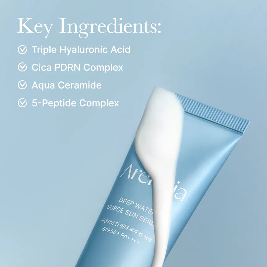 ARENCIA Deep Water Surge Sun Serum SPF50+ 50ml