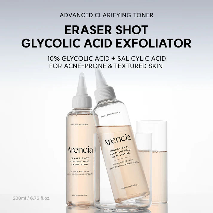 ARENCIA Eraser Shot Glycolic Acid Exfoliator 200ml