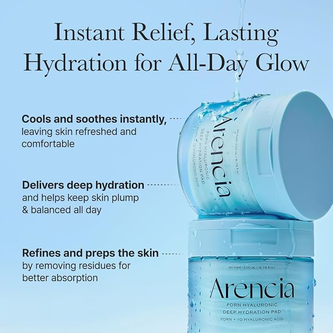 ARENCIA PDRN Hyaluronic Deep Hydration Toner Pads 90pads