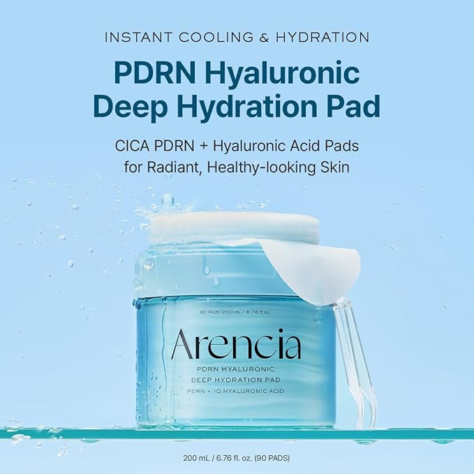 ARENCIA PDRN Hyaluronic Deep Hydration Toner Pads 90pads