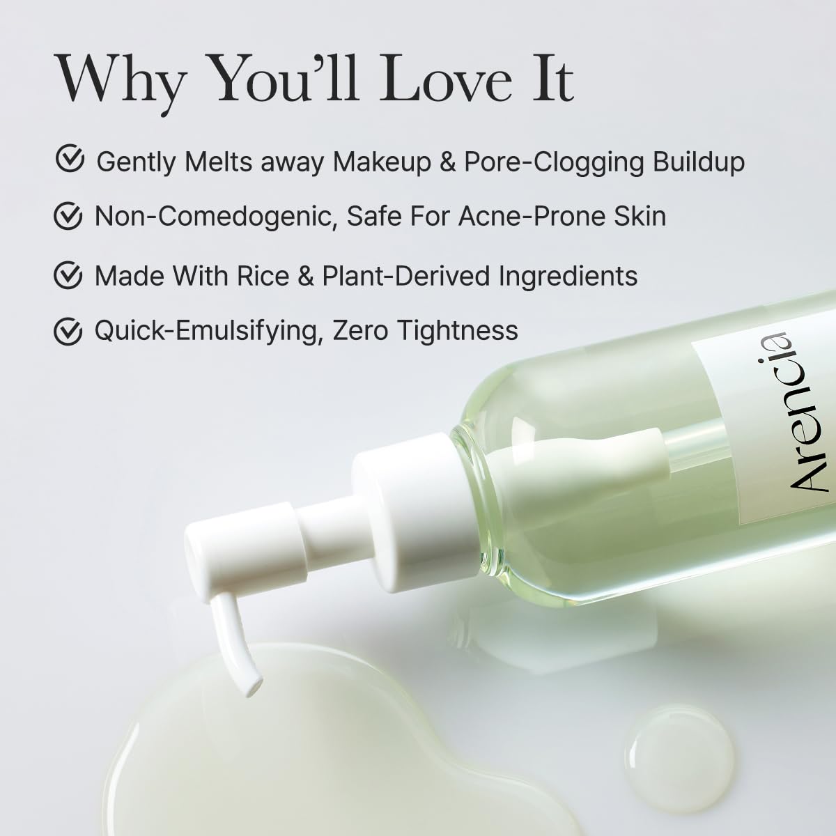ARENCIA Pore Melt Mochi Cleansing Oil 200ml