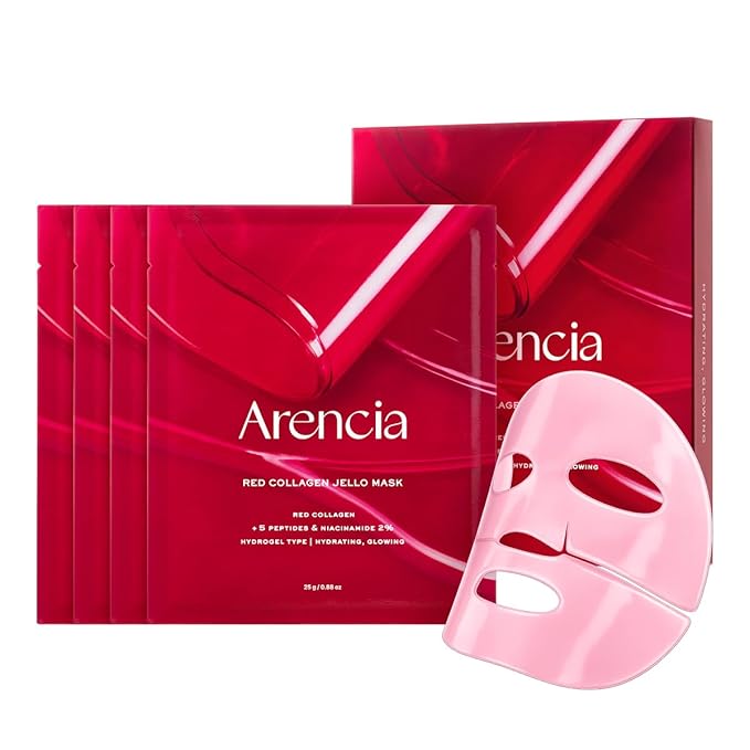 ARENCIA Red Collagen Jello Mask (25G*4EA)