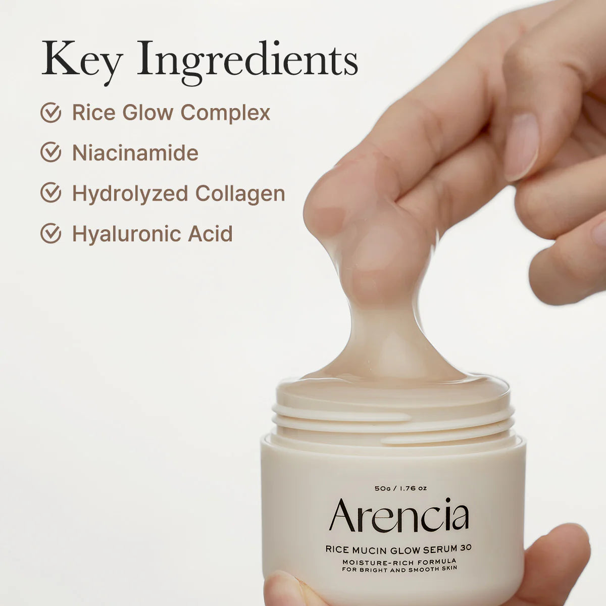ARENCIA Rice Mucin Glow Serum