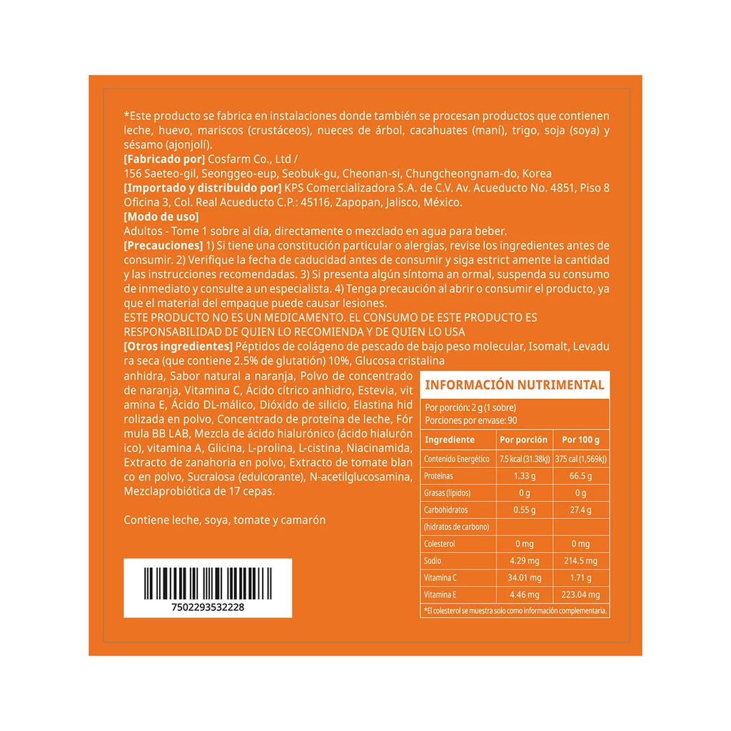 BB LAB Intensive Glutathione Collagen W (30 sobres)