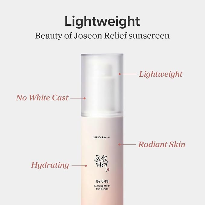 BEAUTY OF JOSEON Ginseng Moist Sun Serum SPF 50+ PA++++ 50ml
