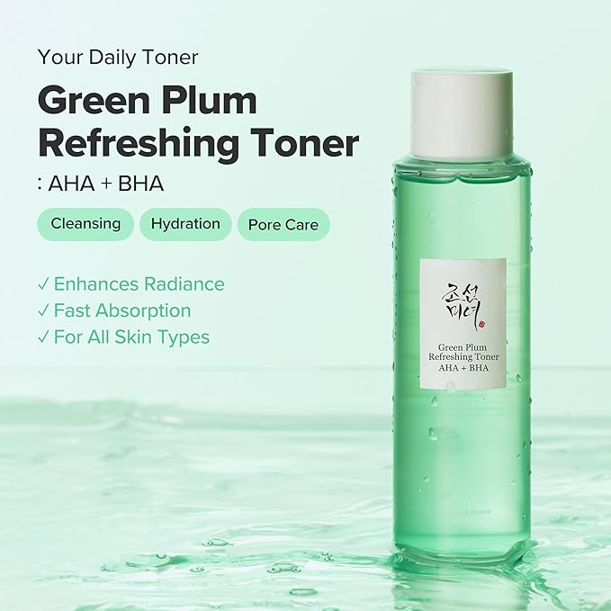 BEAUTY OF JOSEON Green Plum Refreshing Toner : AHA + BHA 150ml