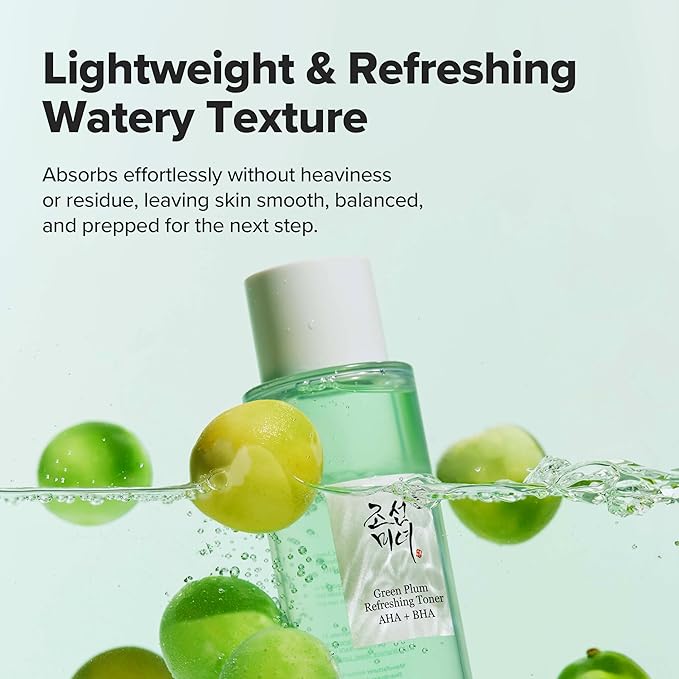 BEAUTY OF JOSEON Green Plum Refreshing Toner : AHA + BHA 150ml