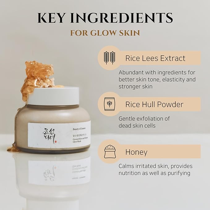 BEAUTY OF JOSEON Ground Rice and Honey Glow Mask 150ml