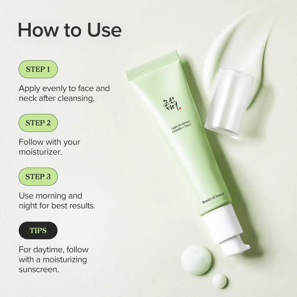 BEAUTY OF JOSEON Light On Serum : Centella + Vita C 30ml