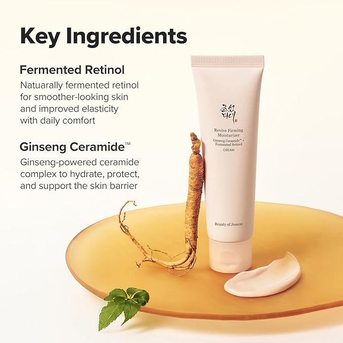 BEAUTY OF JOSEON Revive Firming Moisturizer Ginseng Ceramide + Fermented Retinol