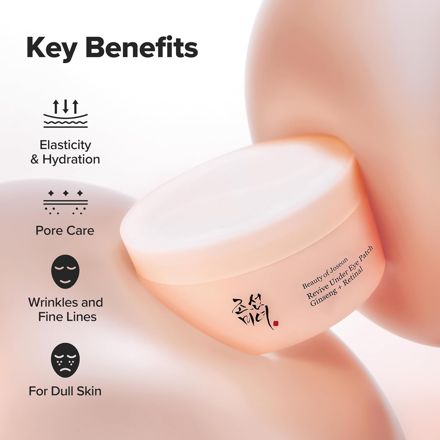 BEAUTY OF JOSEON Revive Under Eye Patch Ginseng + Retinal (60Pads)