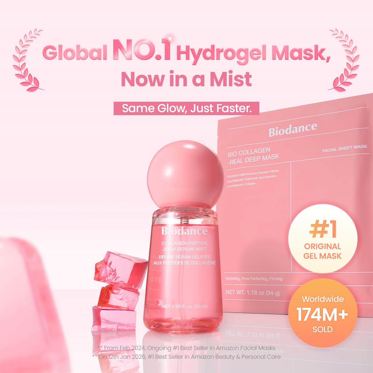 BIODANCE Collagen Peptides Jelly Serum Mist 50ml