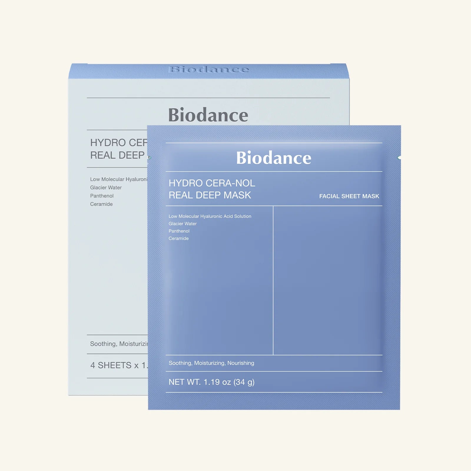 BIODANCE Hydro Cera-nol Real Deep Mask 4pz
